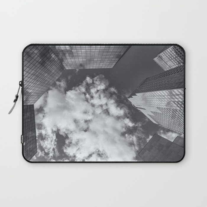 Clouds bw 2 Laptop Sleeve