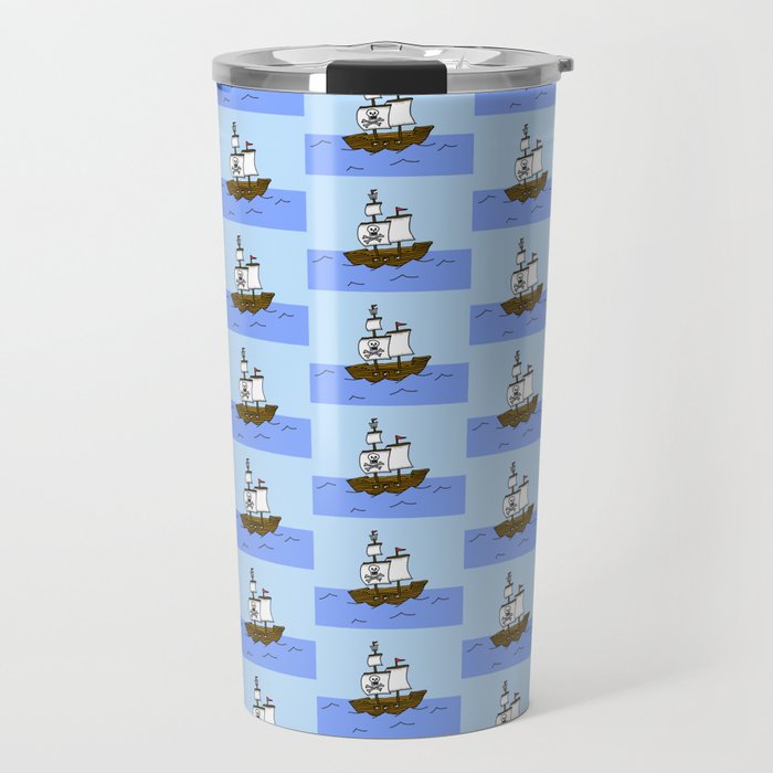 Pirate Ship Travel Mug