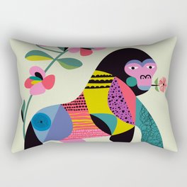 Modern Gorilla Rectangular Pillow