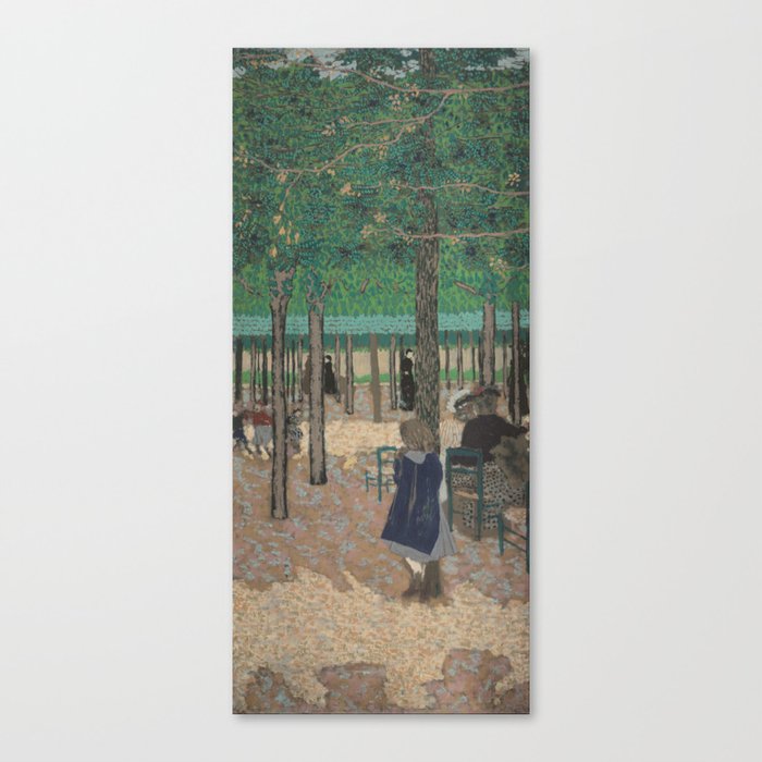 Under the Trees - Edouard Vuillard (1894) Canvas Print