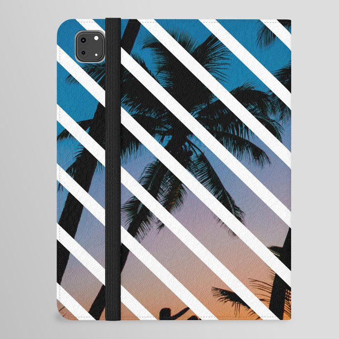 Summer time palm tree iPad Folio Case