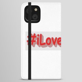 "#iLoveFrance" Cute Design. Buy Now iPhone Wallet Case