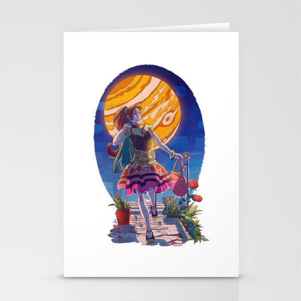 Sailor Jupiter Fashion Planet Stationery Cards