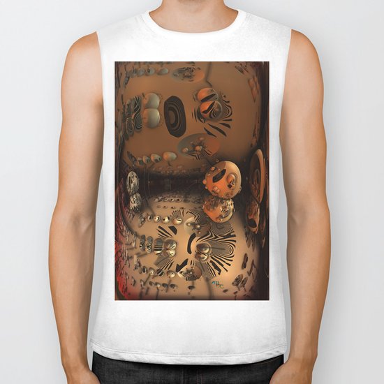 Zebra Barnacles Biker Tank