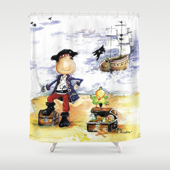 Pirate Shower Curtain