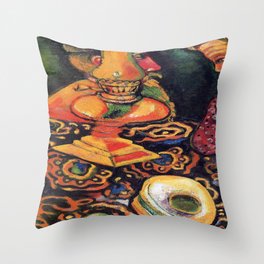 Marc Chagall Still Life with Lamp Throw Pillow