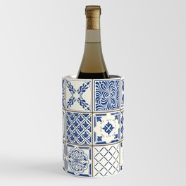 Blue Ceramic Tiles Wine Chiller