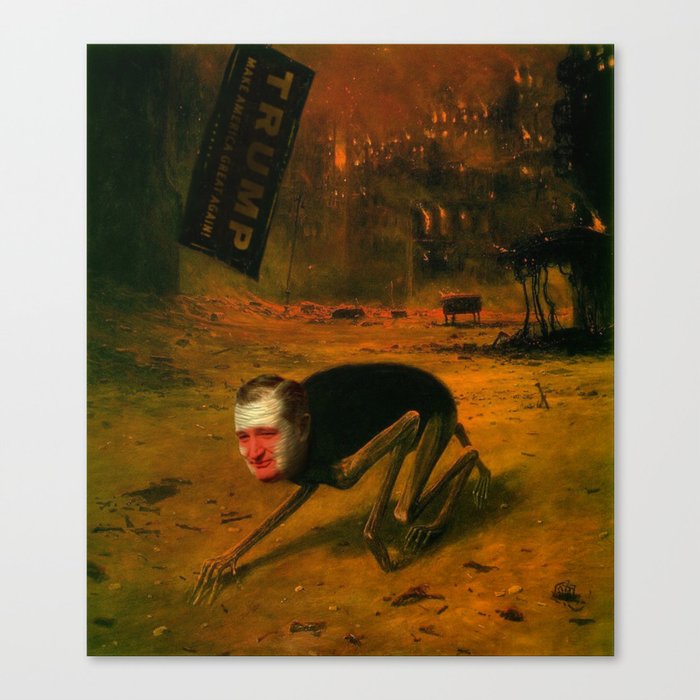 Trumpsinski – Presekcja 4 Canvas Print