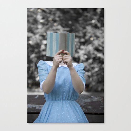 Reading Canvas Print