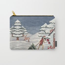 Elf's New Tree Carry-All Pouch