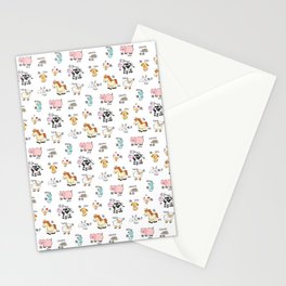 Farm Animals - Chinese/Pinyin Stationery Cards