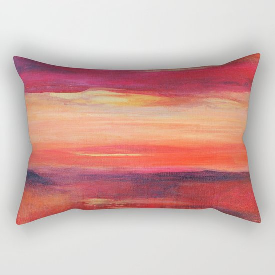 The Golden Lining Rectangular Pillow