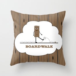 Boardwalk Throw Pillow