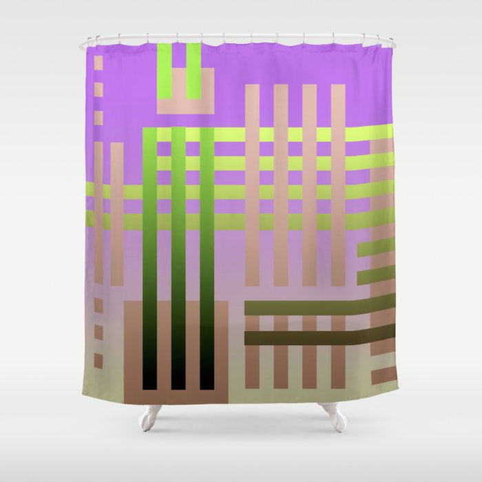 Moroccan Tribal Pink Shower Curtain