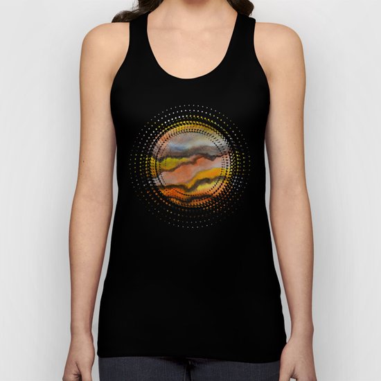 Watercolor abstract landscape 26 Unisex Tank Top