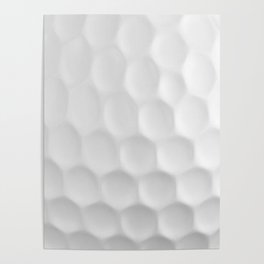 Golf Ball Dimples Poster