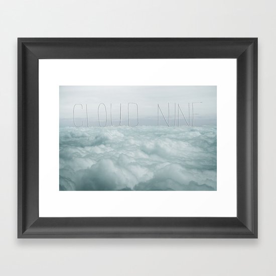 cloud nine Framed Art Print