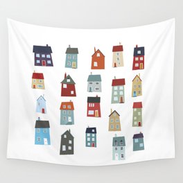 Little Houses Wall Tapestry