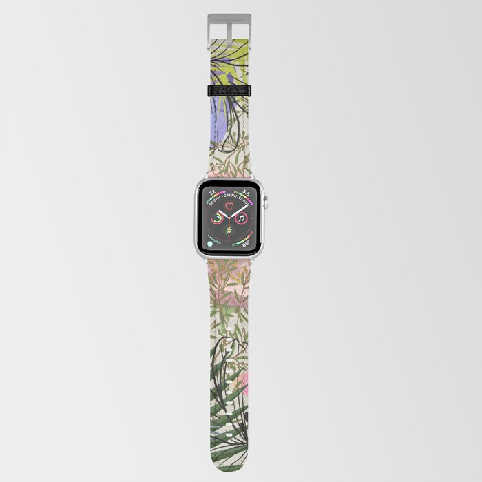 Flower art wall canvas Apple Watch Band
