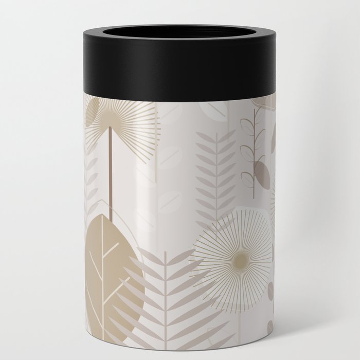 Geometric Garden in Earthy Colors Can Cooler