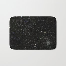 Universe Space Stars Planets Galaxy Black and White Bath Mat | Moon, Black and White, Astronaut, Planets, Martians, Cosmos, Space, Universe, Clusterofstars, Sci-Fi 