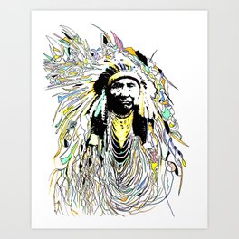 Hinmatóowyalahtq̓it -- Chief Joseph Art Print