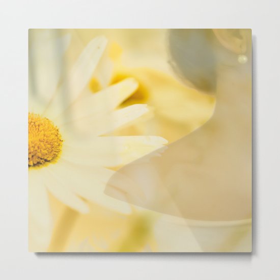 Daisy and Pearl Metal Print