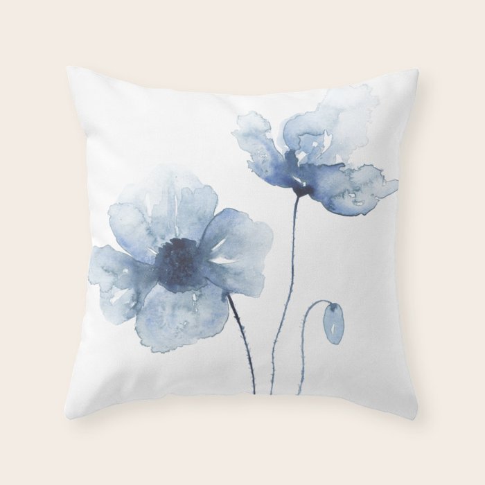 poppy throw pillows