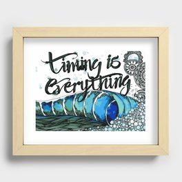 Timing is Everything Recessed Framed Print