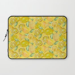 Lemons on Yellow Laptop Sleeve