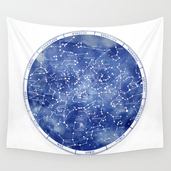 Star chart tapestry sales