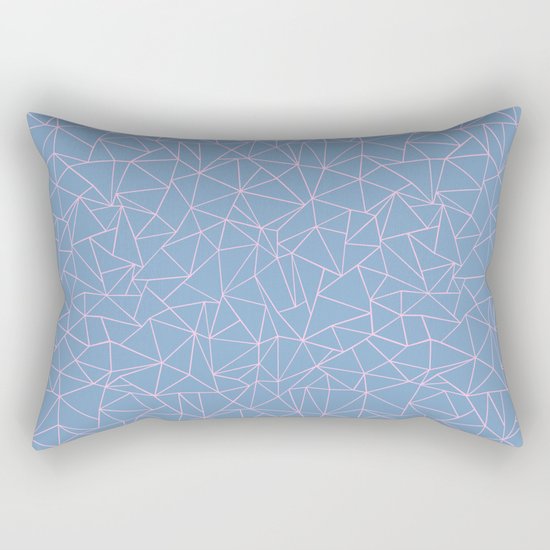 Ab Repeat Hot Pink B Rectangular Pillow