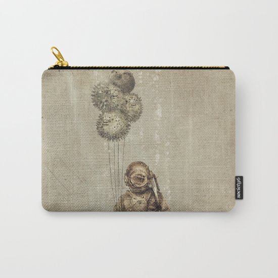 Balloon Fish (Sepia) Carry-All Pouch