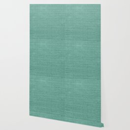 Moss Green Heritage Hand Woven Cloth Wallpaper