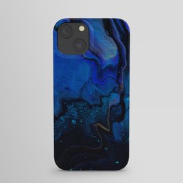 Blue Edged Galaxy iPhone Case
