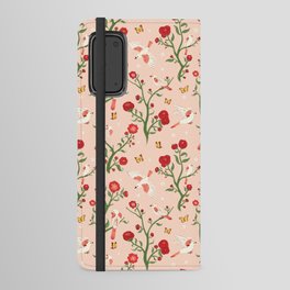 Romantic Birds Pattern Android Wallet Case