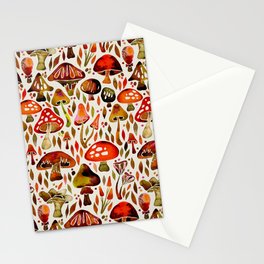 Mushroom Magic – Autumn Palette Stationery Card