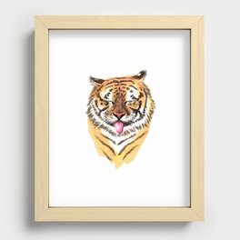 El Tigre Recessed Framed Print