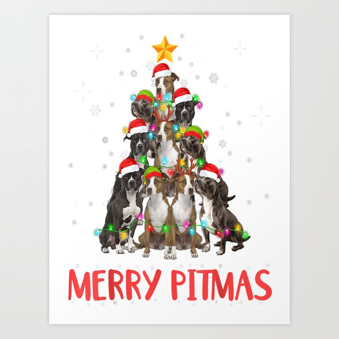 Pitbull shop christmas sweater