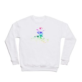 House Cat (Rainbow DJ Kitty) Crewneck Sweatshirt