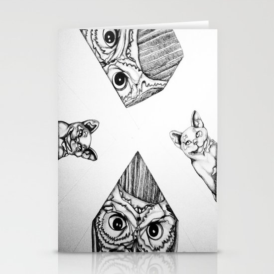 Night Watchers Stationery Cards