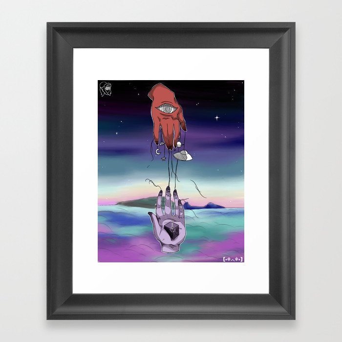 Rezz x Porter Color Framed Art Print