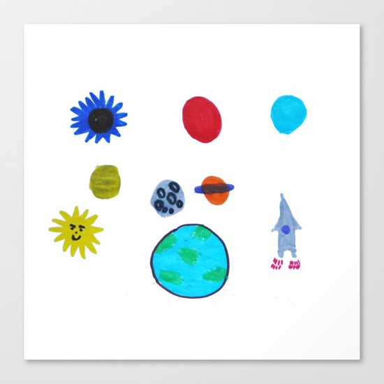 MY SPACE Canvas Print