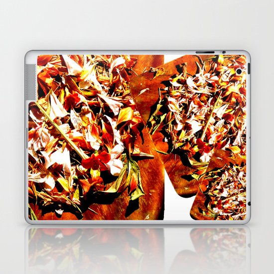 Flowers on a table 2 Laptop & iPad Skin