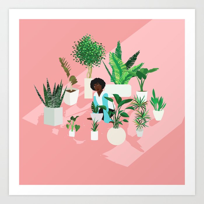 Secret Garden (Circle of Friends Version) Art Print