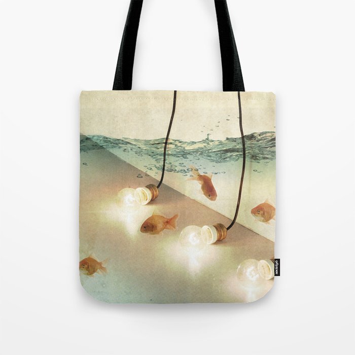 ideas and goldfish Tote Bag