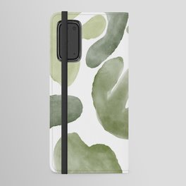 15 Abstract Shapes Watercolour 220802 Valourine Design Minimalist Android Wallet Case