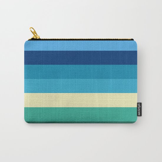 Abstract #409 Beach Colors Carry-All Pouch