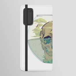 Skull in a Bowl Android Wallet Case