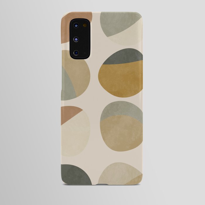 mid modern geometric nature 4 Android Case